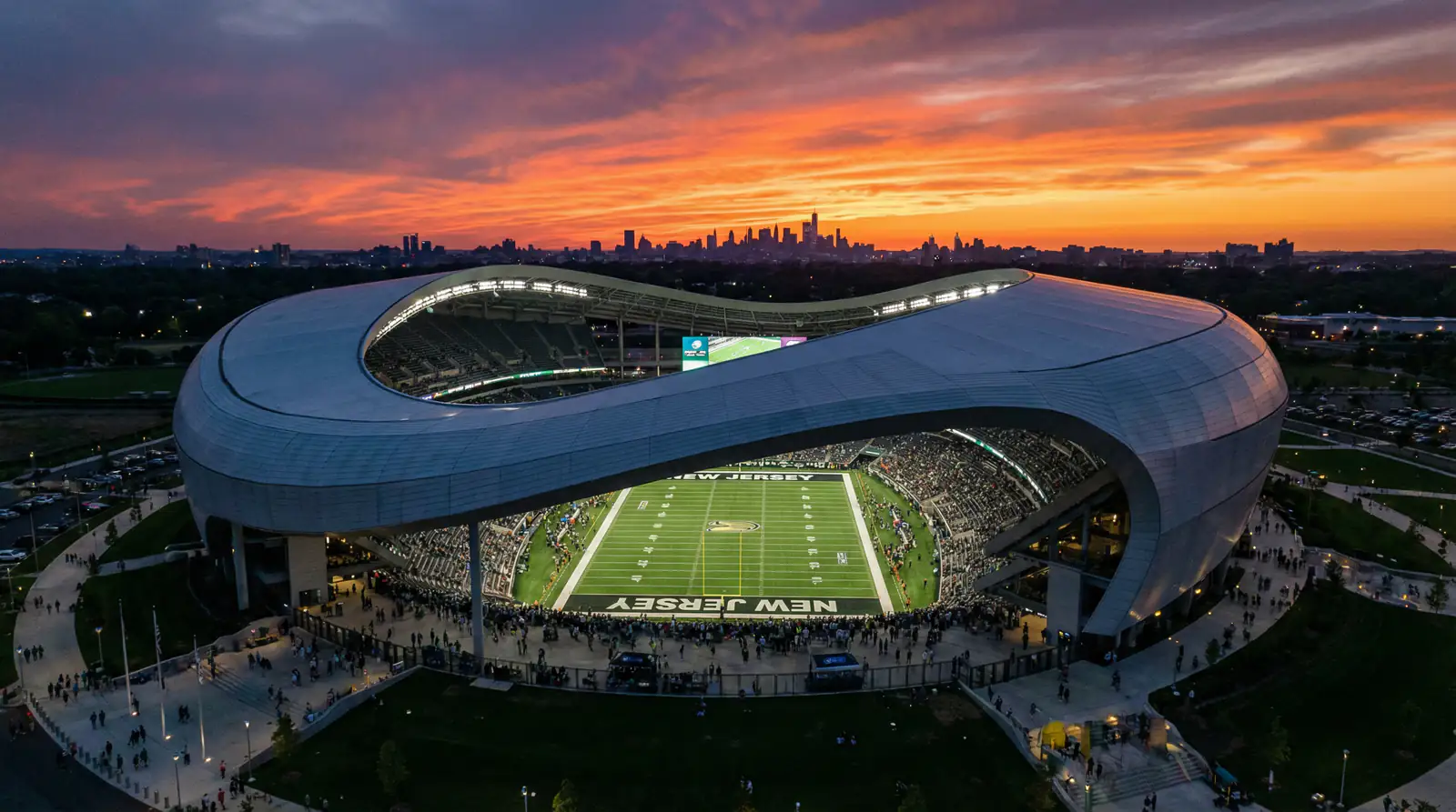 MetLife Stadium in East Rutherford, New Jersey — Spielstätte des WM-2026-Finales