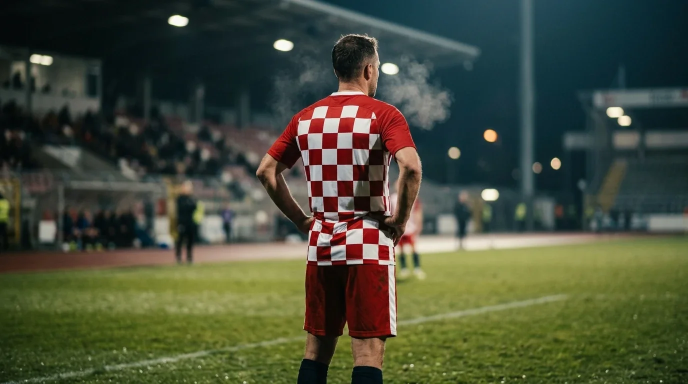 Luka Modric als Veteran beim Aufwärmen vor einem K.o.-Spiel